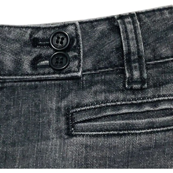 Talbots Heritage Boot Charcoal Gray Mid Rise Stretch Denim Trousers Size 8P/29 - Picture 5 of 12